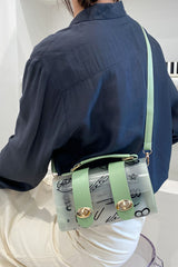 Fashion Casual Solid Patchwork Metal Accessories Decoration Bags