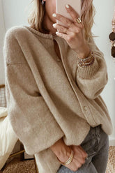 Fashion Casual Solid Outerwear