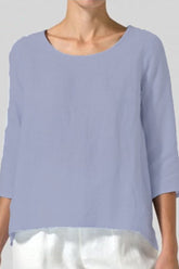 Casual Solid Basic O Neck T-Shirts(6 Colors)