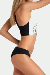 Tiger Print sexy Zipper Bikini