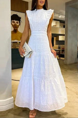 Casual Half A Turtleneck Long Dresses(3 Colors)