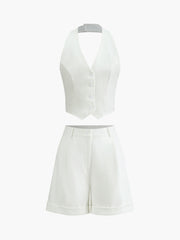 Tailored Suit Shorts Set