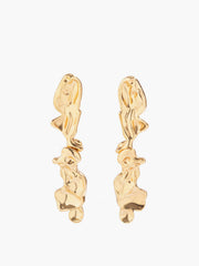 Lava Shaped Stud Earrings