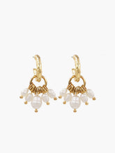 Stylish Metal Pearl Tassel Earrings