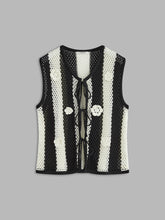 Crochet Flower Hollow Sweater Vest