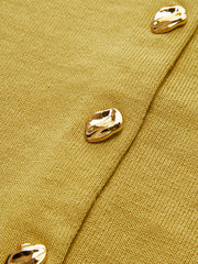 Breasted Jersey Sweater Vest