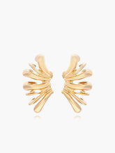 Golden Angel Wings Stud Earrings