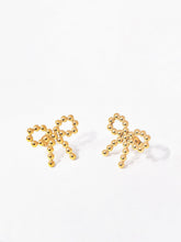 Beaded Bow Earrings