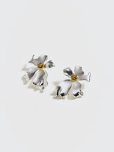 Irregular Metal Petal Stud Earrings