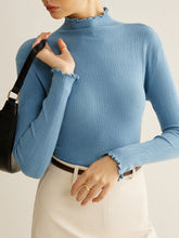 Lettuce Trim Cozy Knit Top