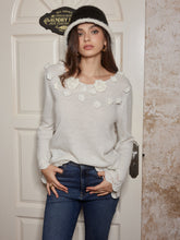 Romance 3D Flower Knit Top
