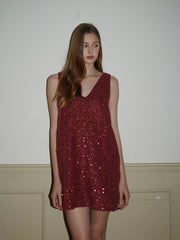 Sequins Tank Short Dress