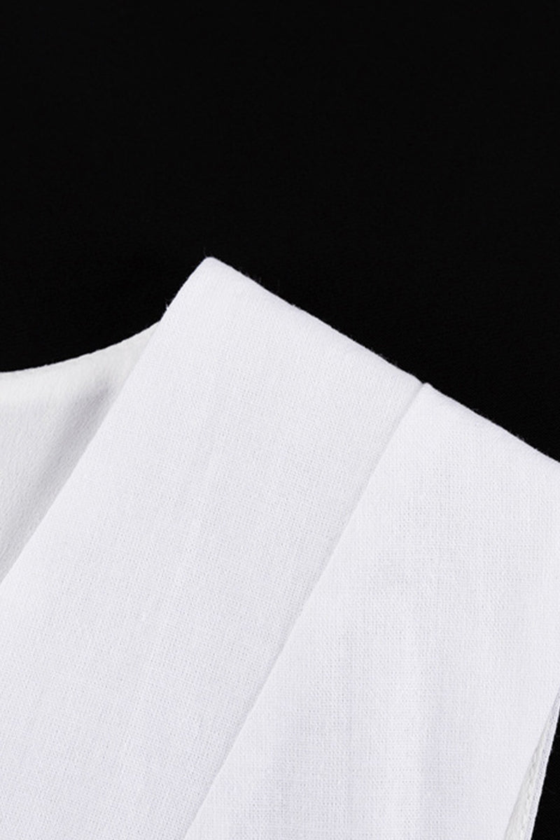 Casual Simplicity Solid Buckle V Neck Sleeveless Two Pieces(6 Colors)