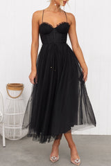 Sexy Solid Mesh Princess Dresses(3 Colors)