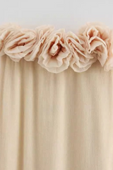Sexy Solid Color Ruched Flower Shape Strapless Strapless Dresses