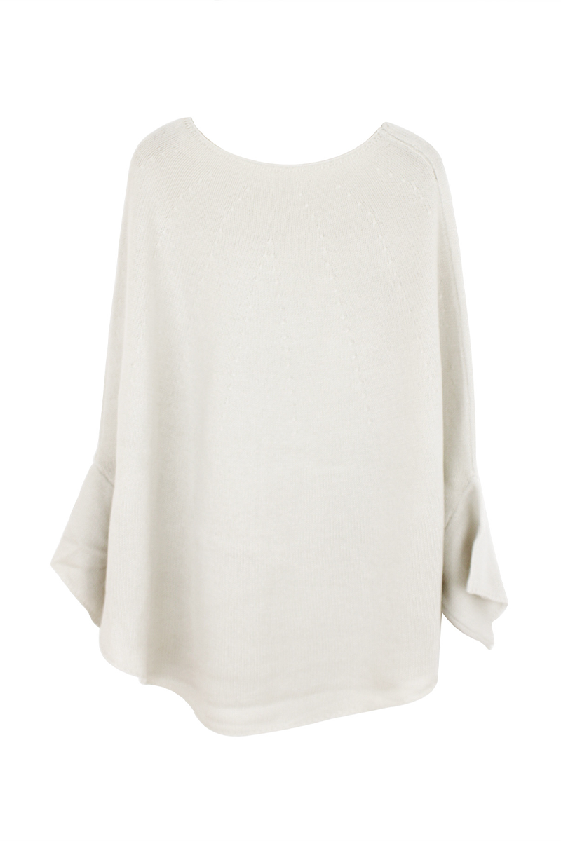 Casual Daily Solid Color Weave O Neck  Sweaters