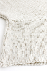 Casual Daily Solid Color Weave O Neck  Sweaters