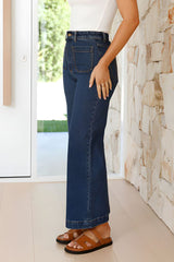 Casual Daily Pocket Loose Denim Jeans