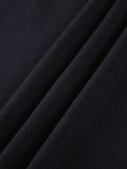 Contrast Trim Lapel Sweater Vest