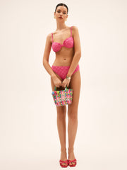 Multi Color Straw Bag