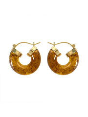 Vintage Acrylic Resin Earrings