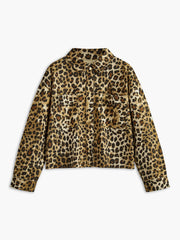 Leopard Breasted Polo Jacket