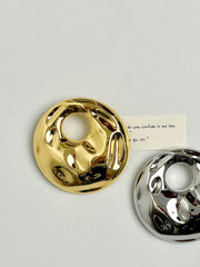 Potholes Hollow Hoop Brooch