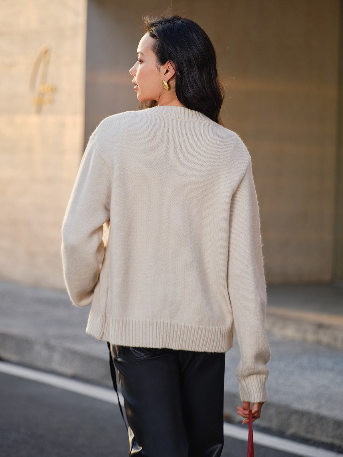 Tie Front Knit Top