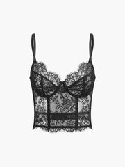 Lace Crop Cami Top