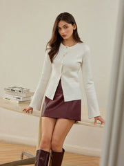 Button Down Slim Cardigan