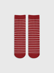 Contrast Striped Stacking Socks