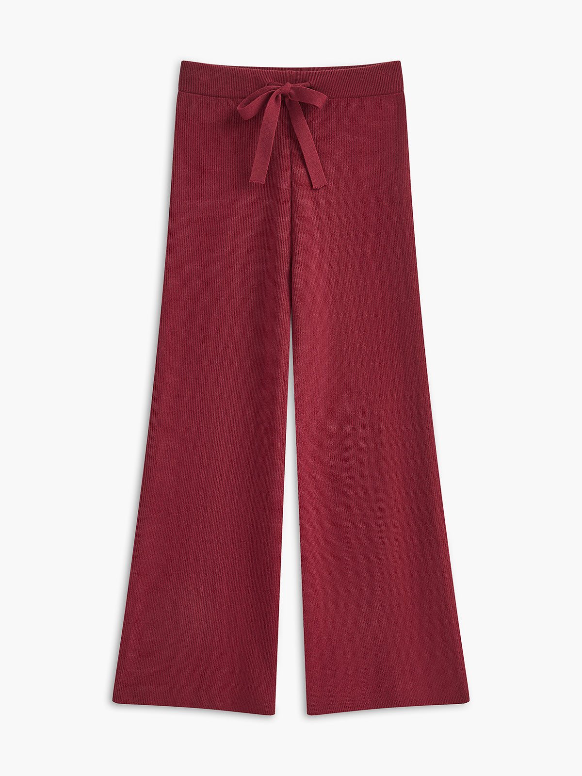 Drawstring Zipper Sweater Pants Set